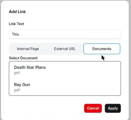 The Documents tab on a Free workspace, with a PDF selected and the upgrade state on the insert-extracted-text button