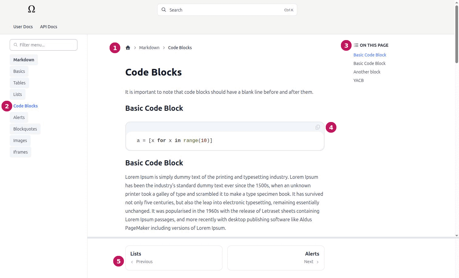 A published documentation page with every reading affordance visible